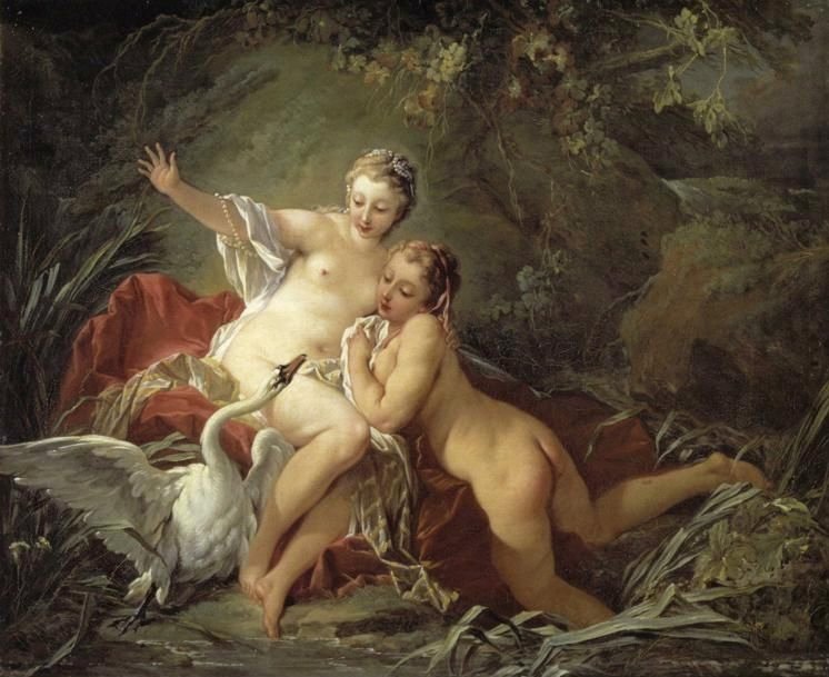 Leda és a hattyú alkotó: François Boucher