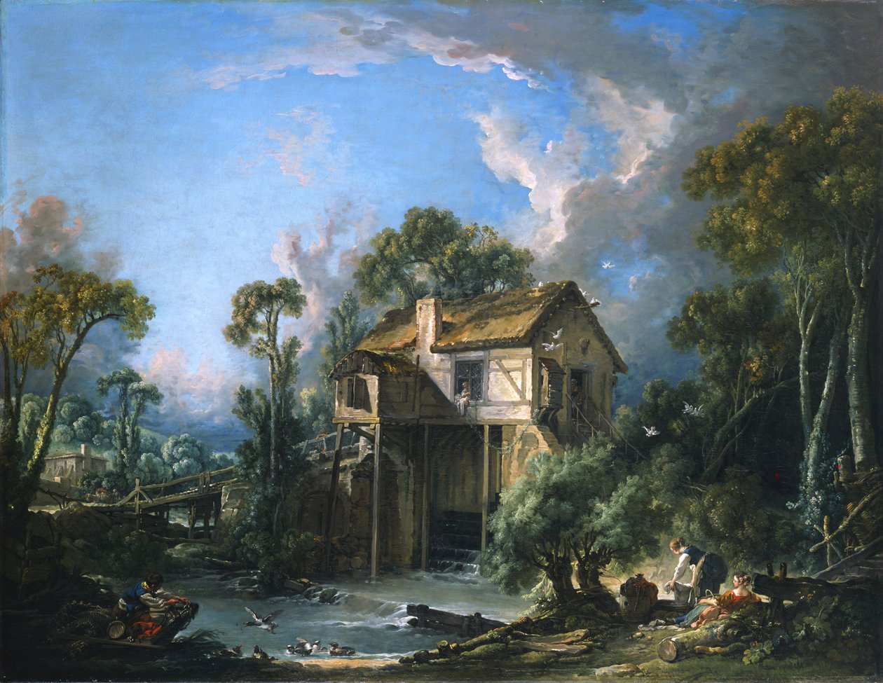 Malom Charentonban alkotó: François Boucher