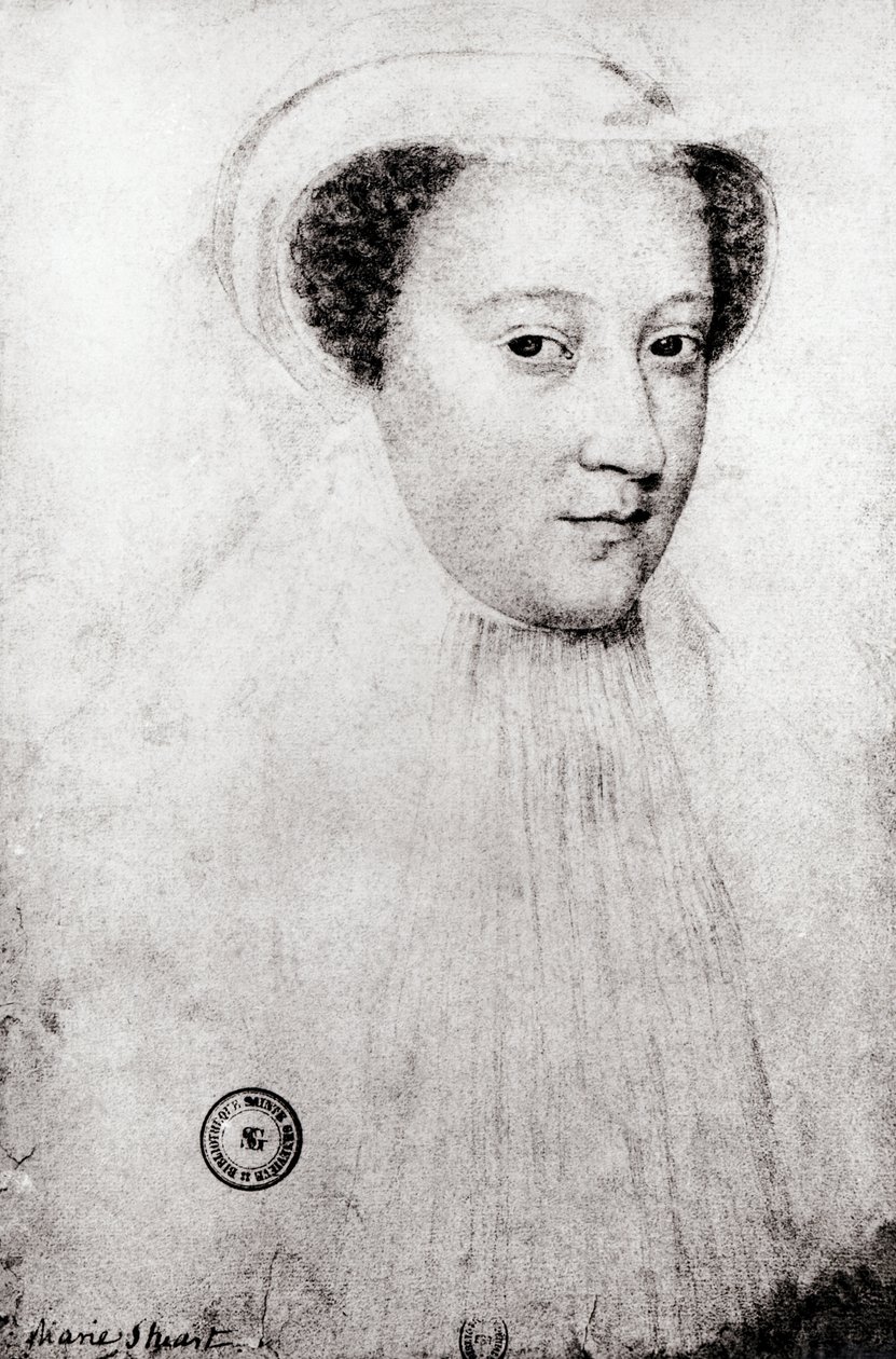 Mária, skótok királynője (1542-87) fehér gyászban, 1560 alkotó: François Clouet