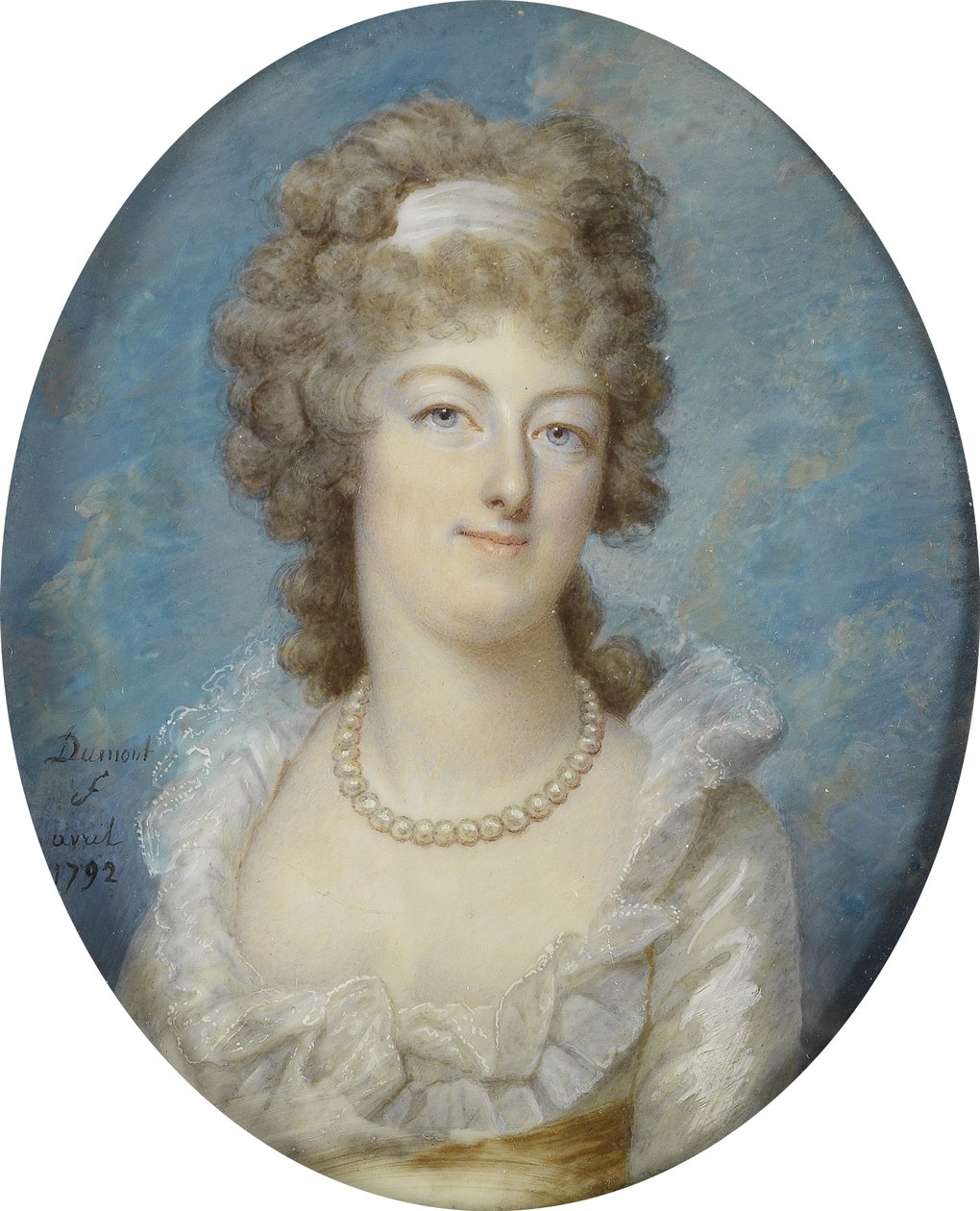 Marie Antoinette portréja alkotó: Francois Dumont