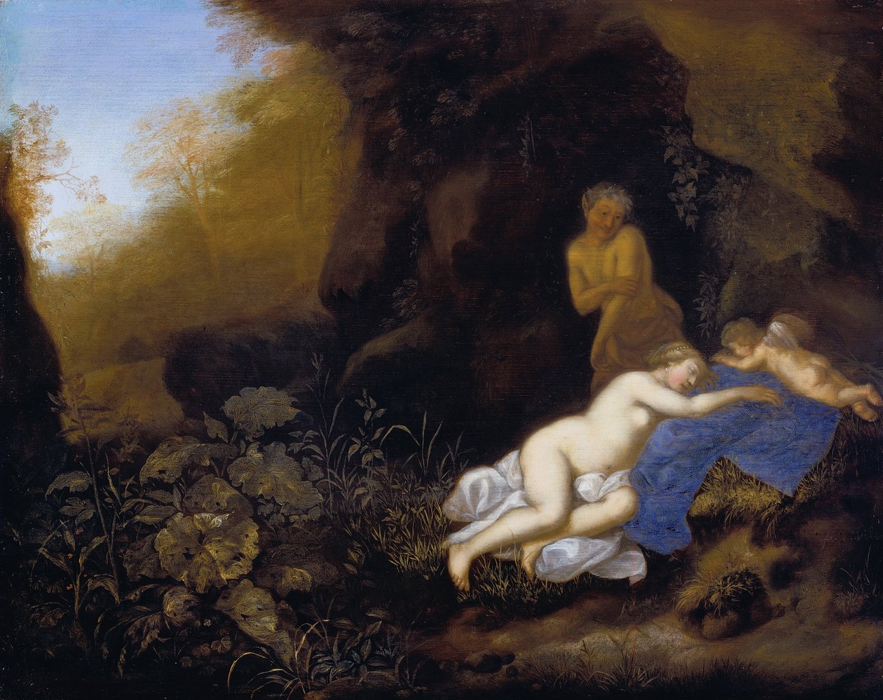 Jupiter és Antiope alkotó: François Verwilt