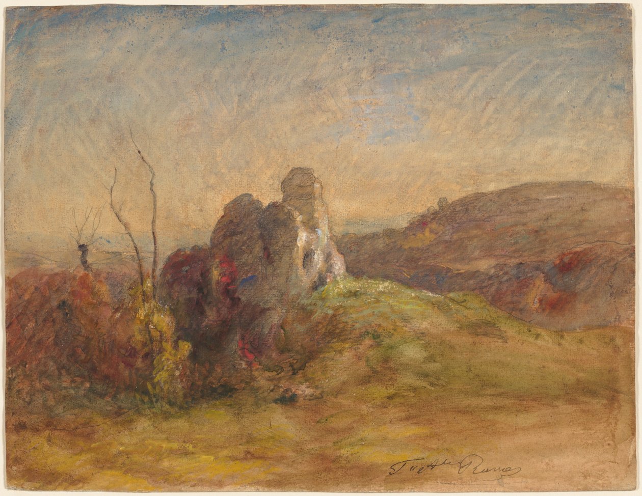 Tájkép alkotó: François Auguste Ravier