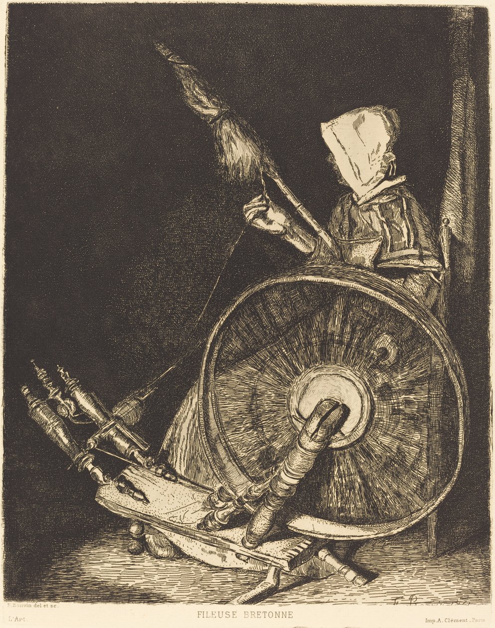 Breton fonó alkotó: François Bonvin