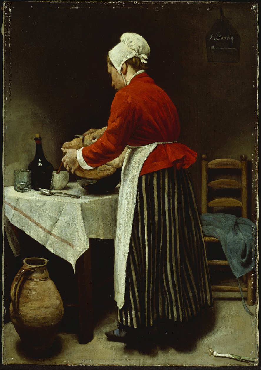 A szobalány c. 1875. alkotó: François Bonvin