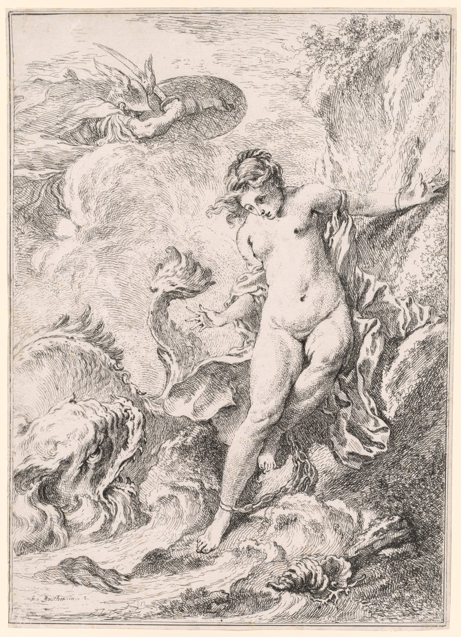 Andromeda Andromède, 1734. alkotó: François Boucher
