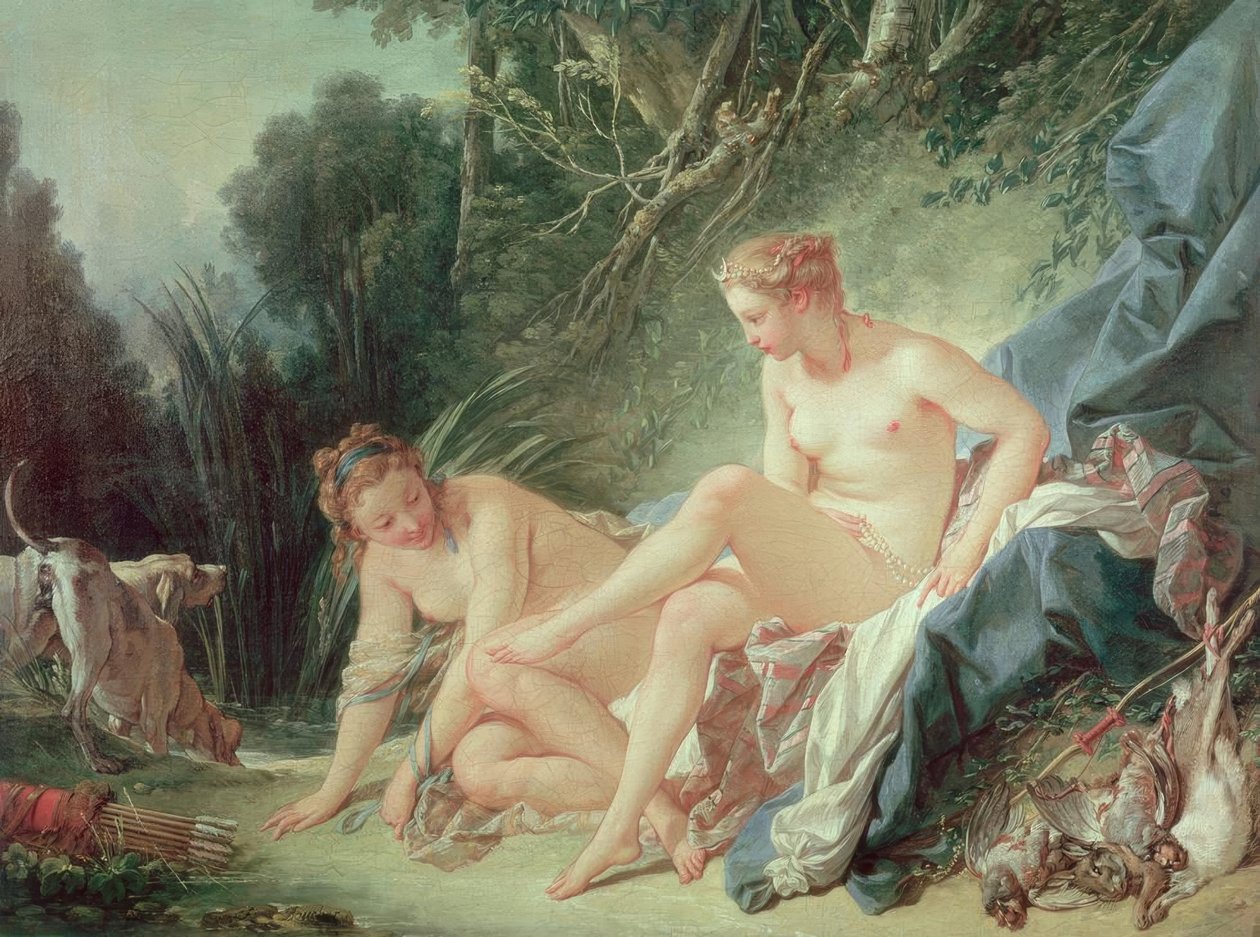 Diane fürdője alkotó: François Boucher