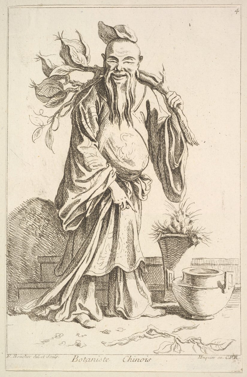 kínai botanikus, 1738-45. alkotó: François Boucher