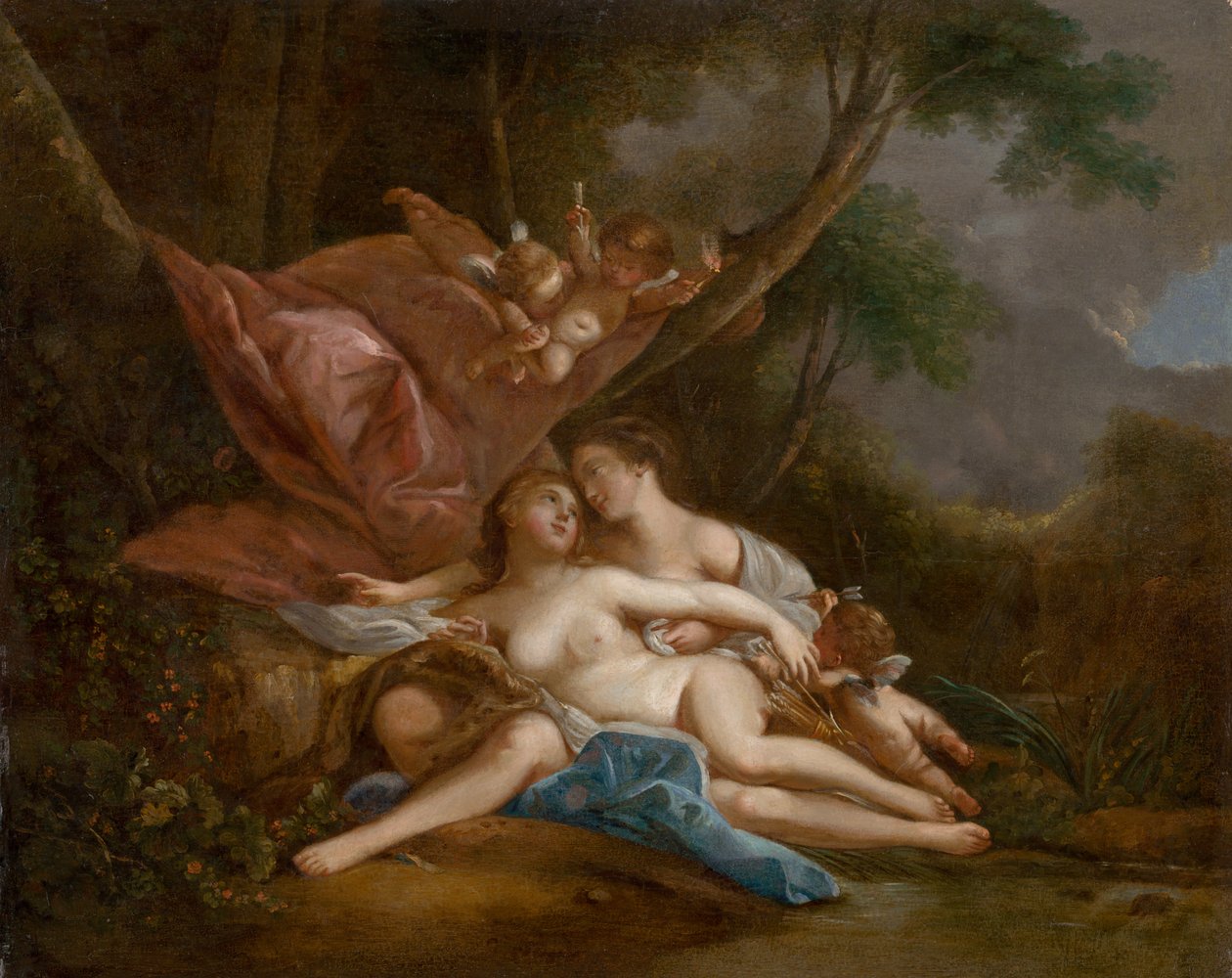 Diana és Callisto, 1760. alkotó: François Boucher