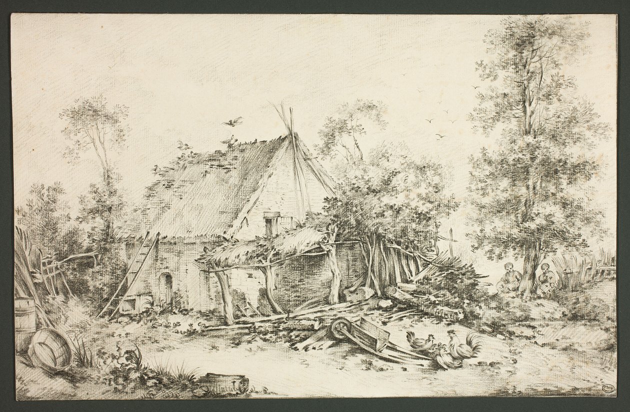 Farm udvar alkotó: François Boucher