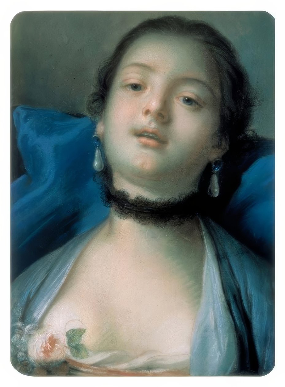 Fiatal nő alkotó: François Boucher