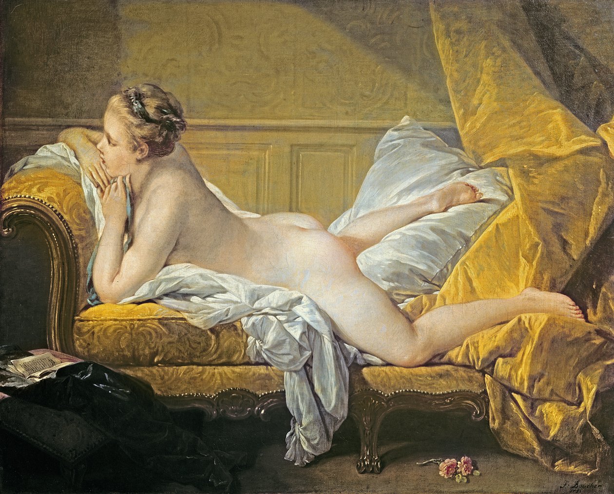 Fekvő akt (Miss OMurphy) alkotó: François Boucher
