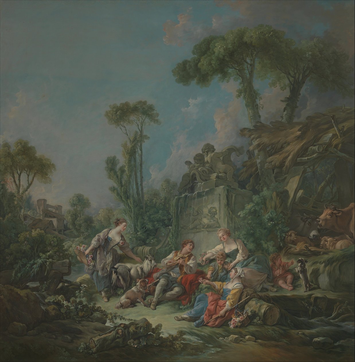 Pásztoridill, 1768. alkotó: François Boucher