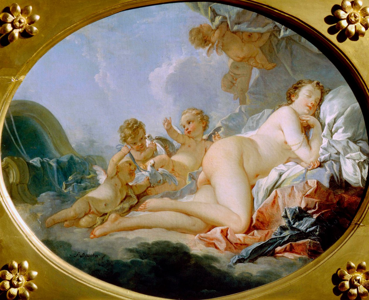 Alvó Vénusz, 18. század. alkotó: François Boucher