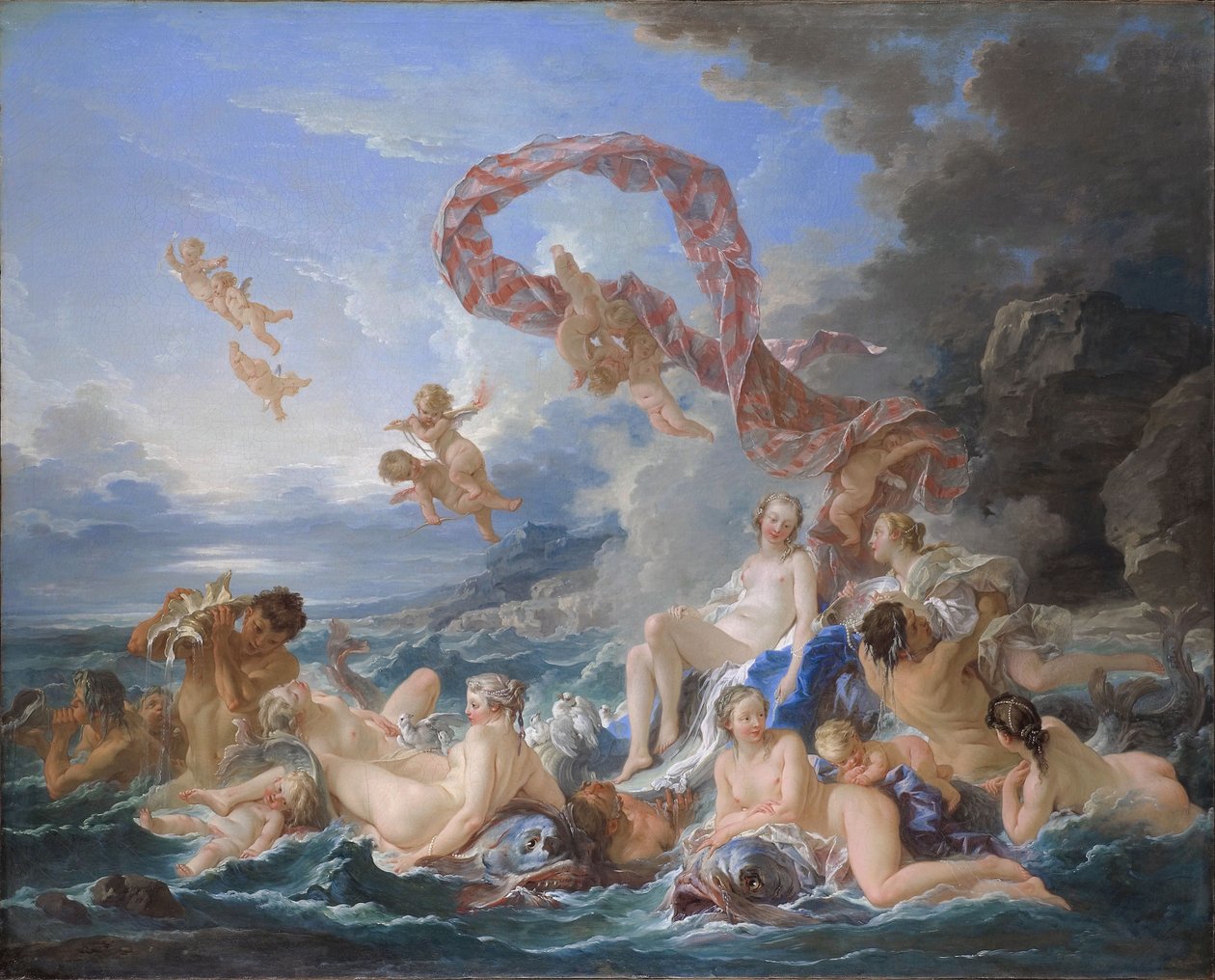 Svédül:  Venus triumf
 A Vénusz diadala alkotó: François Boucher