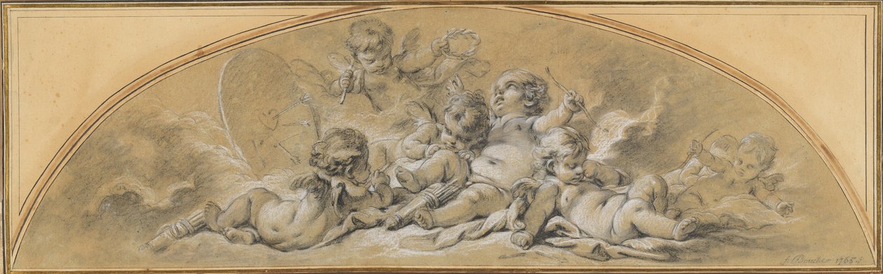 Íjászverseny alkotó: François Boucher