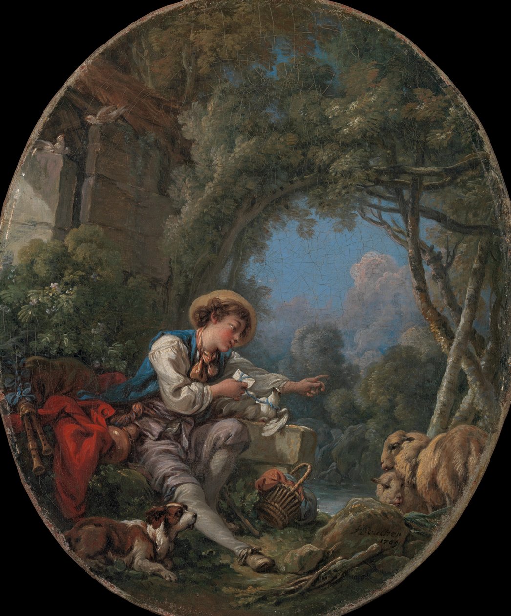 A Küldött elküldése, 1765. alkotó: François Boucher