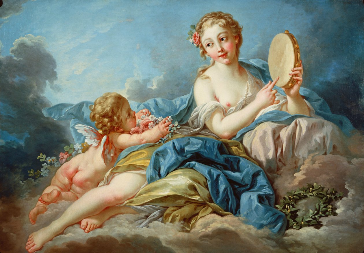 A Muse Terpsichore alkotó: François Boucher