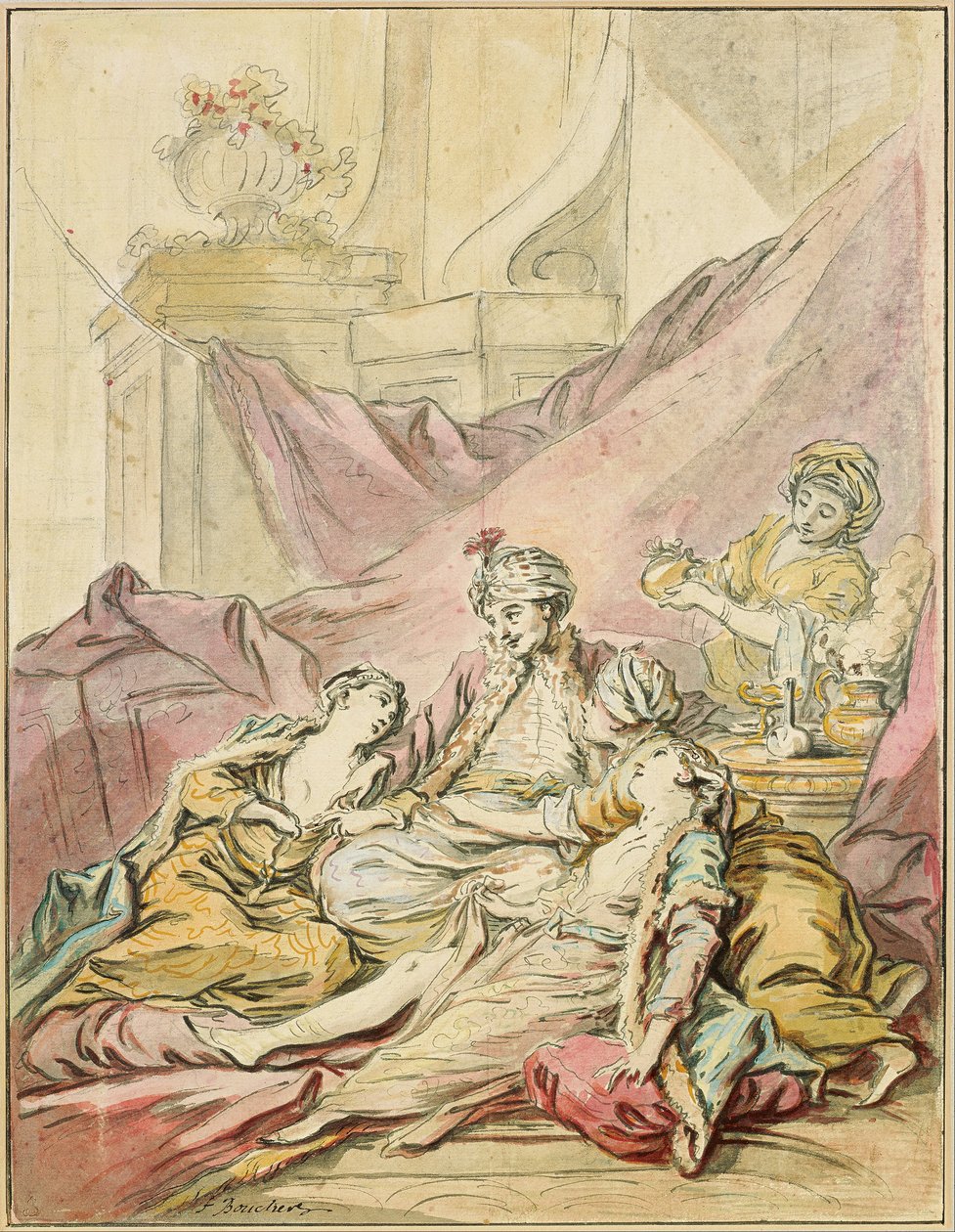 A pasa a háremében, 1735-1739 körüli évek alkotó: François Boucher