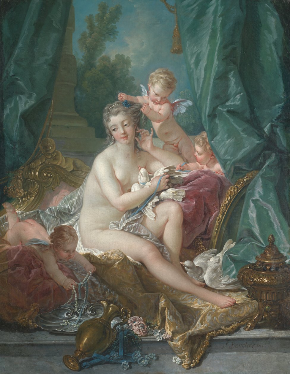 A Vénusz vécéje, 1751. alkotó: François Boucher