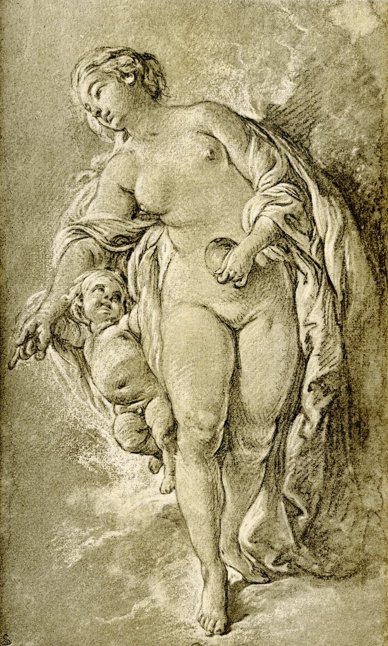 Vénusz az almával alkotó: François Boucher
