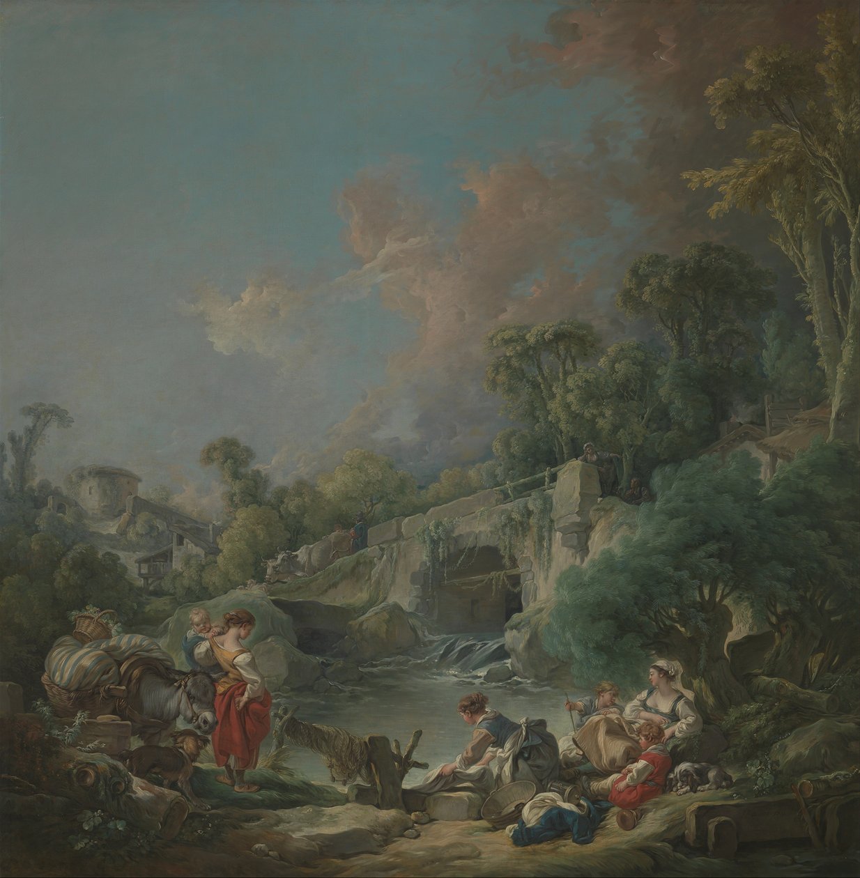 Mosónők, 1768. alkotó: François Boucher