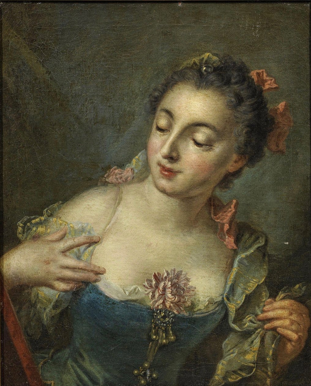 Fiatal hölgy balra alkotó: François Boucher