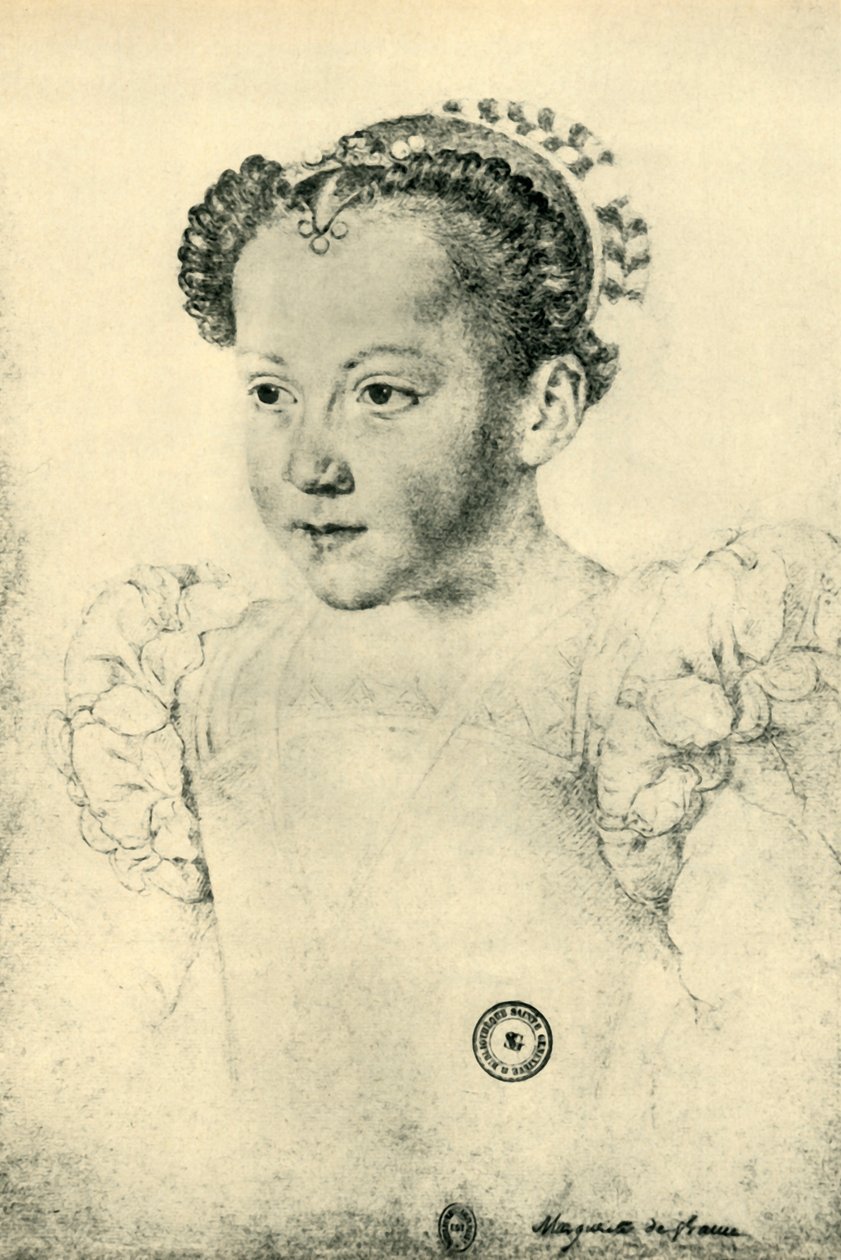 Valois Margit, 1557, 1943. alkotó: François Clouet