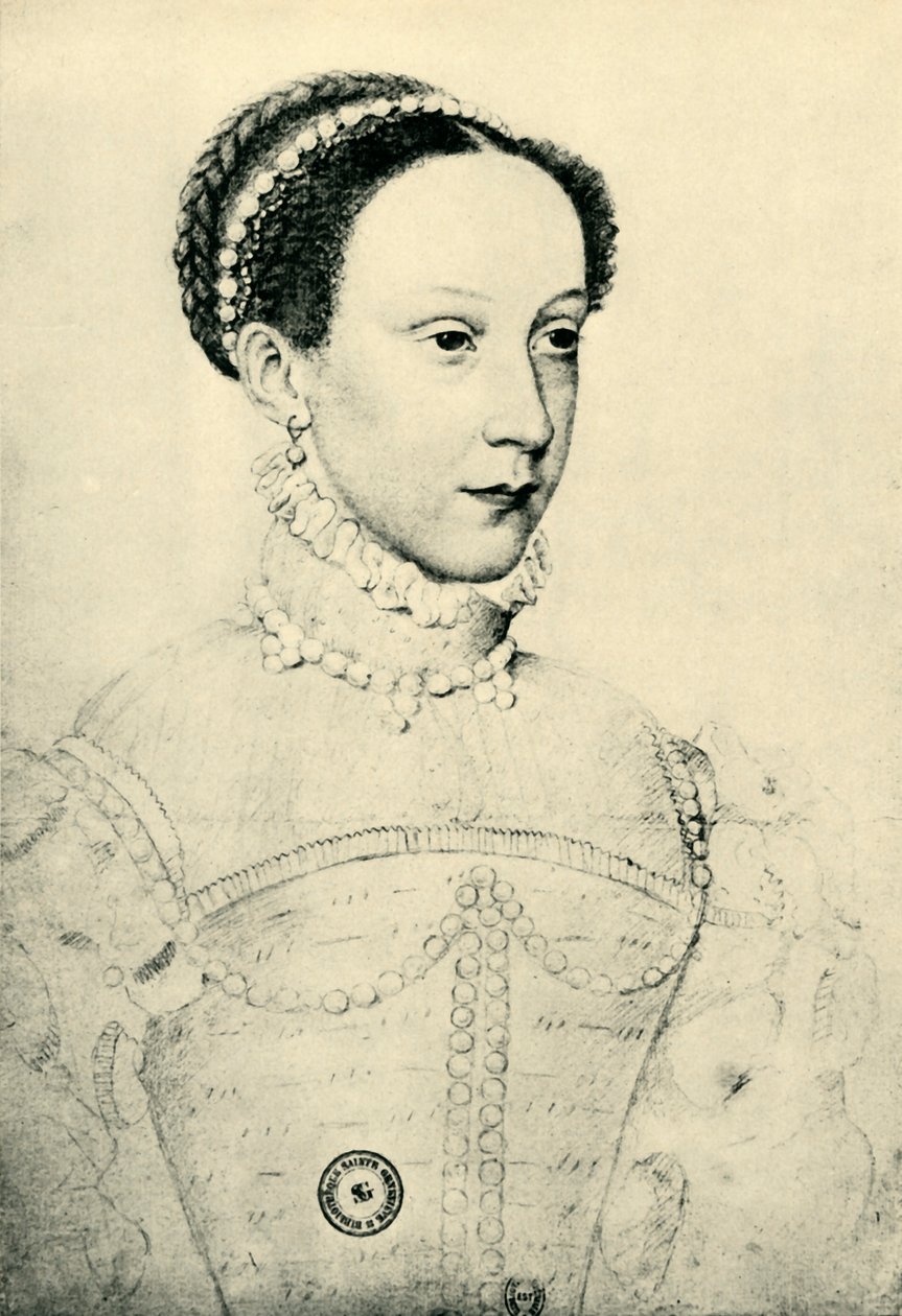 Mária, skótok királynője, 1559, 1943. alkotó: François Clouet