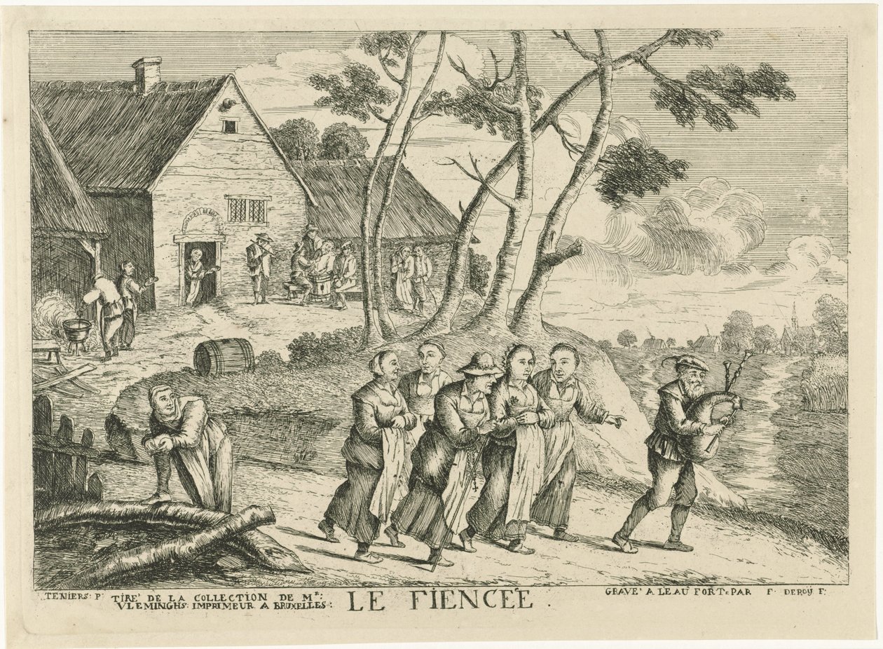 brud A menyasszony (cím a tárgyon) alkotó: François Deroy