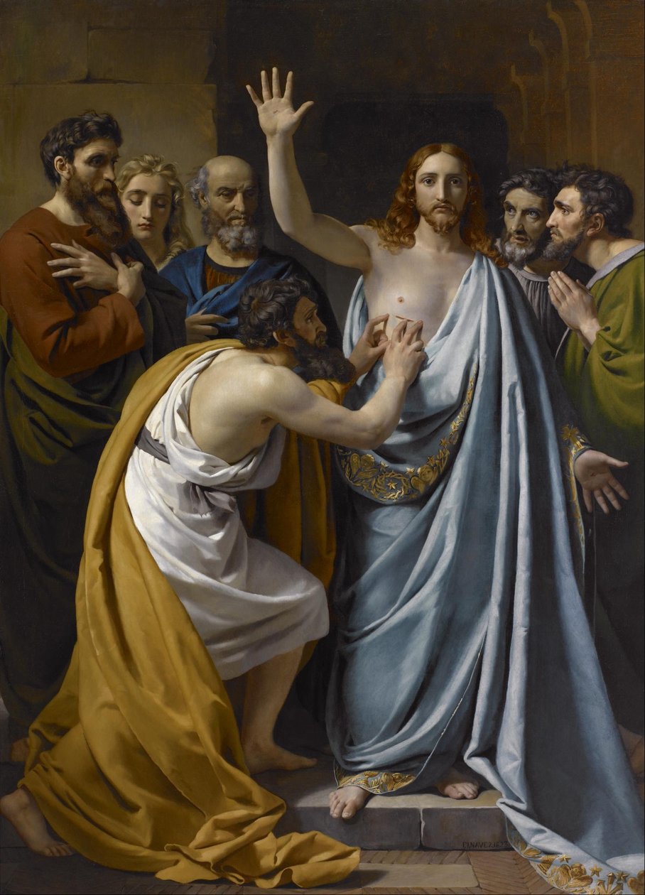 Szent Tamás hihetetlensége alkotó: François Joseph Navez
