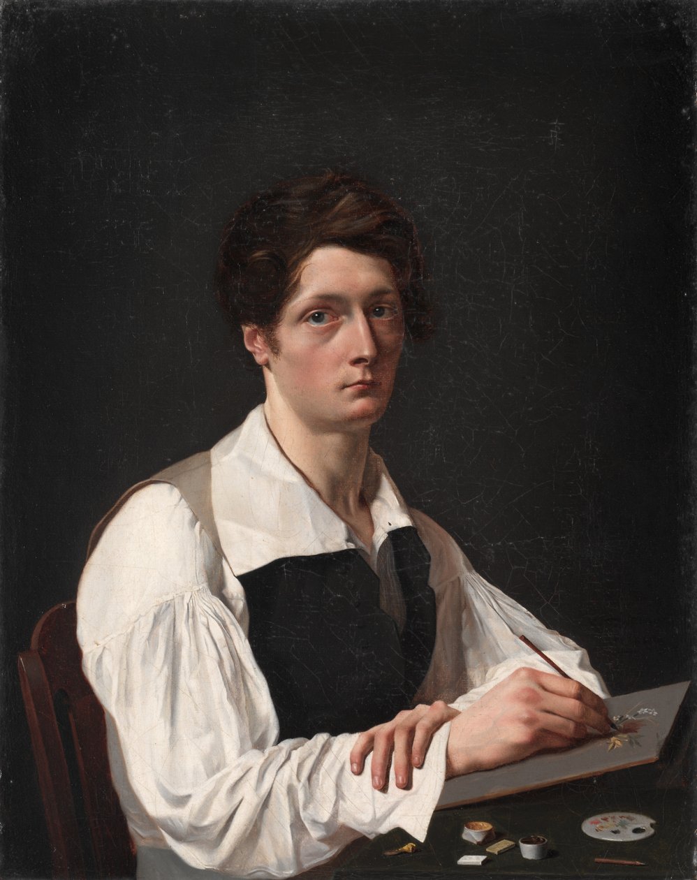 Önarckép, 1824. alkotó: François LePage