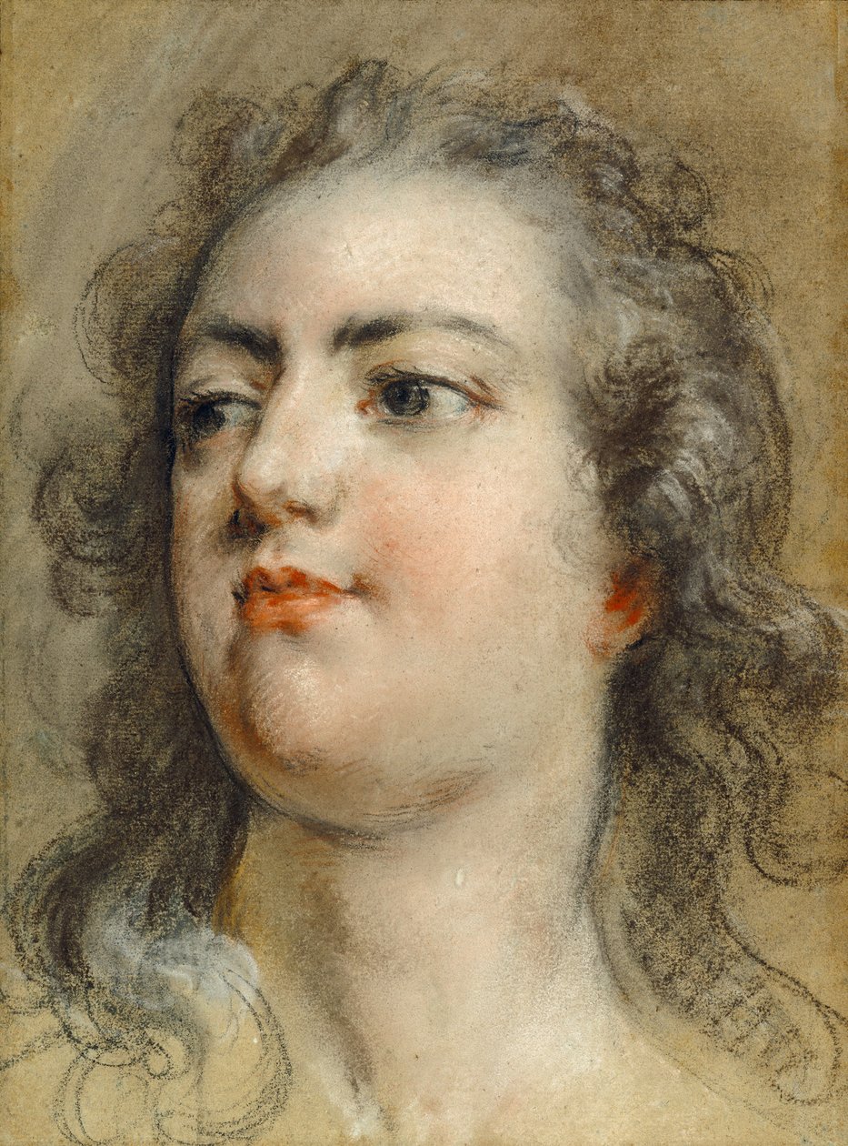 XV. Lajos király feje alkotó: François Le Moyne