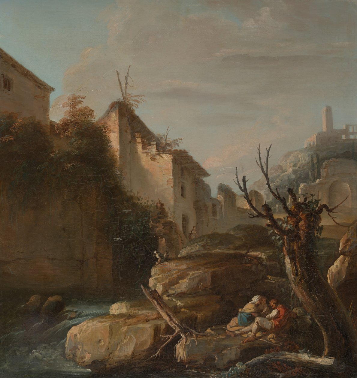 Appenine táj, 1730 körül. alkotó: François Lemoyne