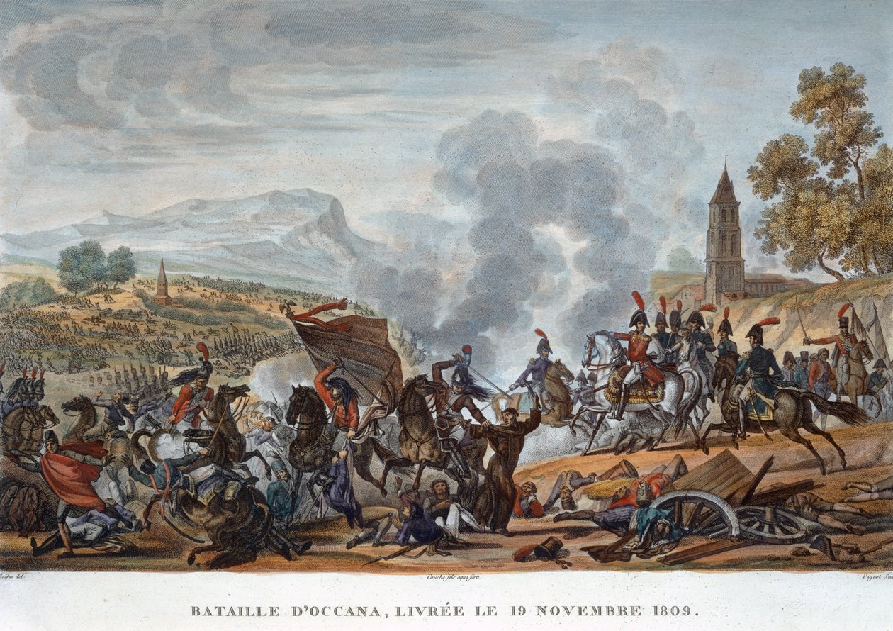 "Occana csata, 1809. november 19." alkotó: François Pigeot