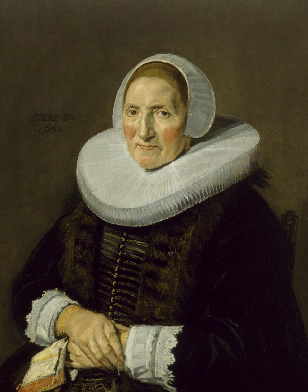 Egy idős nő portréja alkotó: Frans Hals