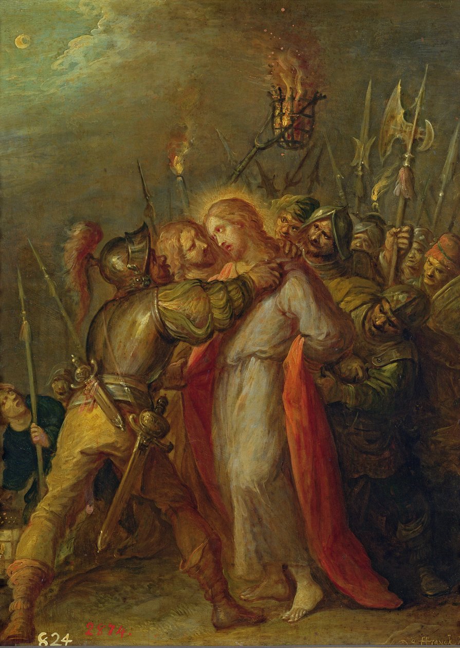 Jézus fogságba esett alkotó: Frans II Francken the Younger