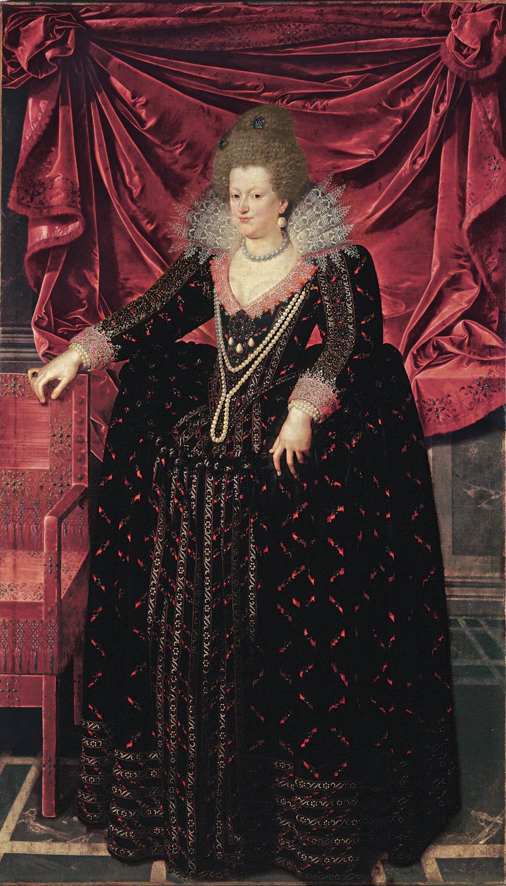Medici Mária arcképe alkotó: Frans Pourbus the Younger