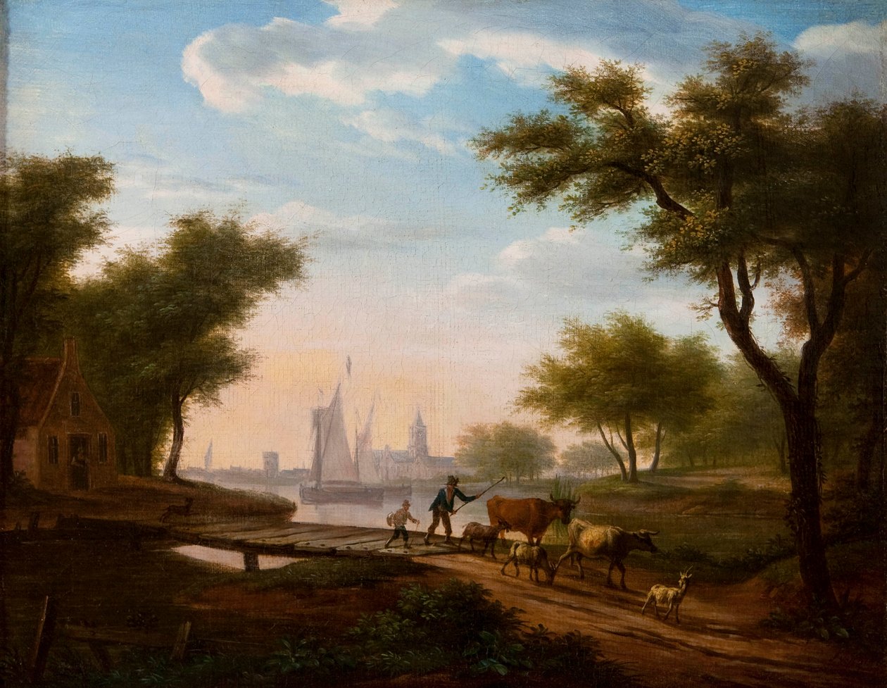 Holland táj alkotó: Frans Swagers