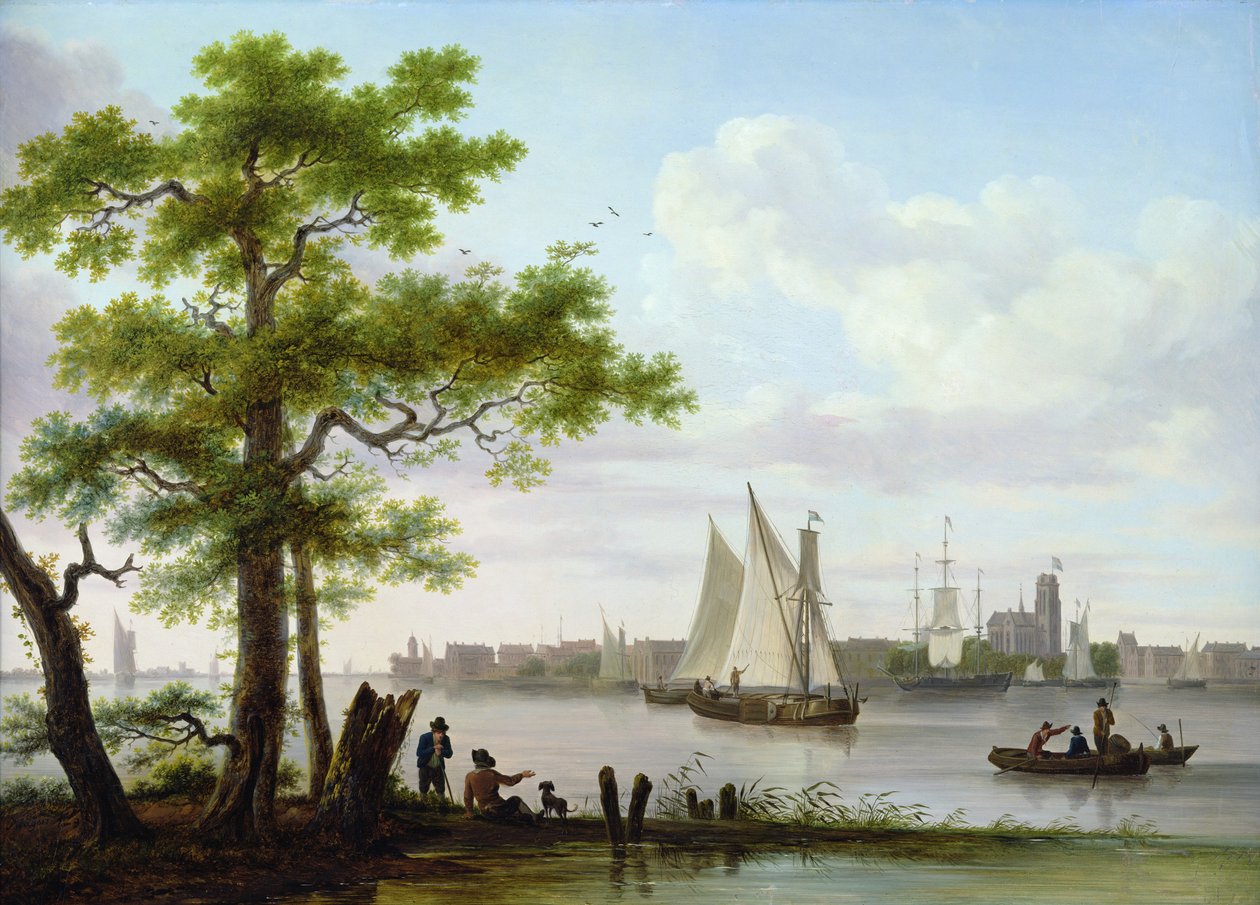 Város a torkolatnál, 1801-2002 körül alkotó: Frans Swagers