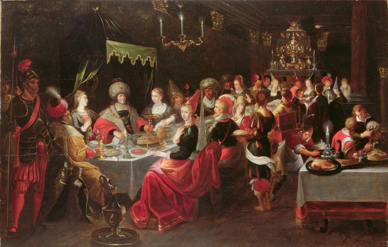 Belsazár ünnepe alkotó: Frans the Elder Francken