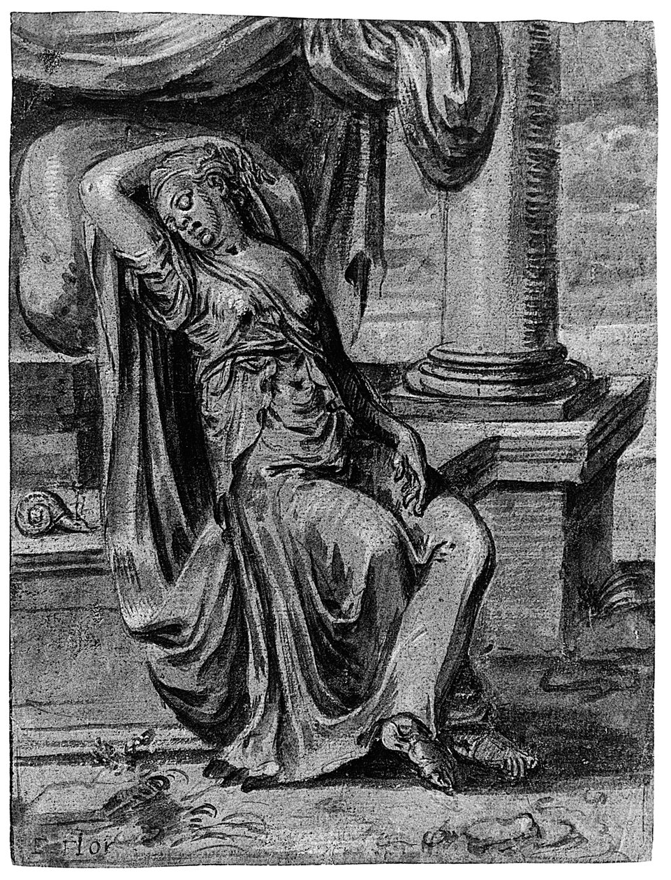 A lustaság allegóriája alkotó: Frans Floris