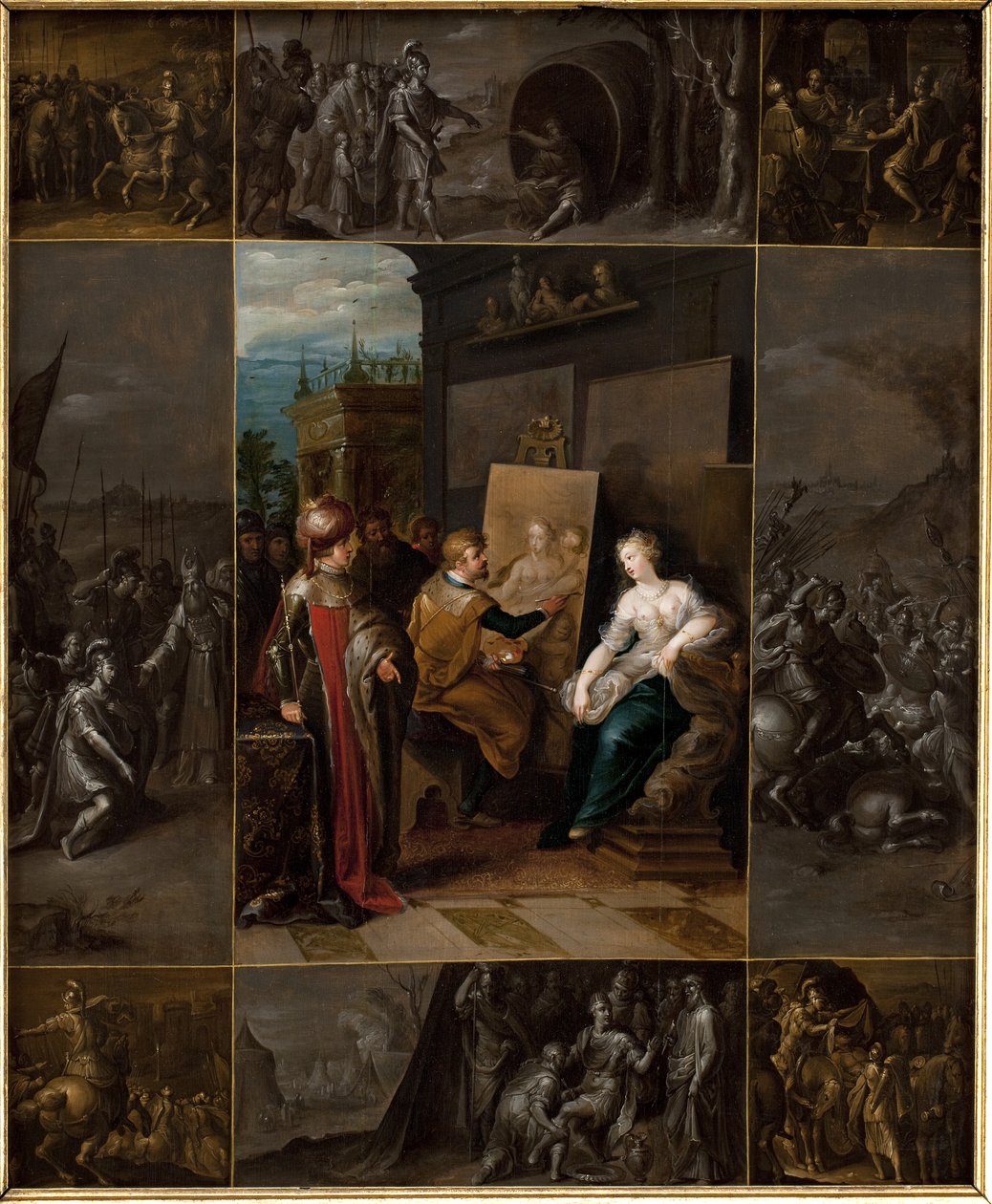 Apelles Painting Campaspe alkotó: Frans Francken d.Y.
