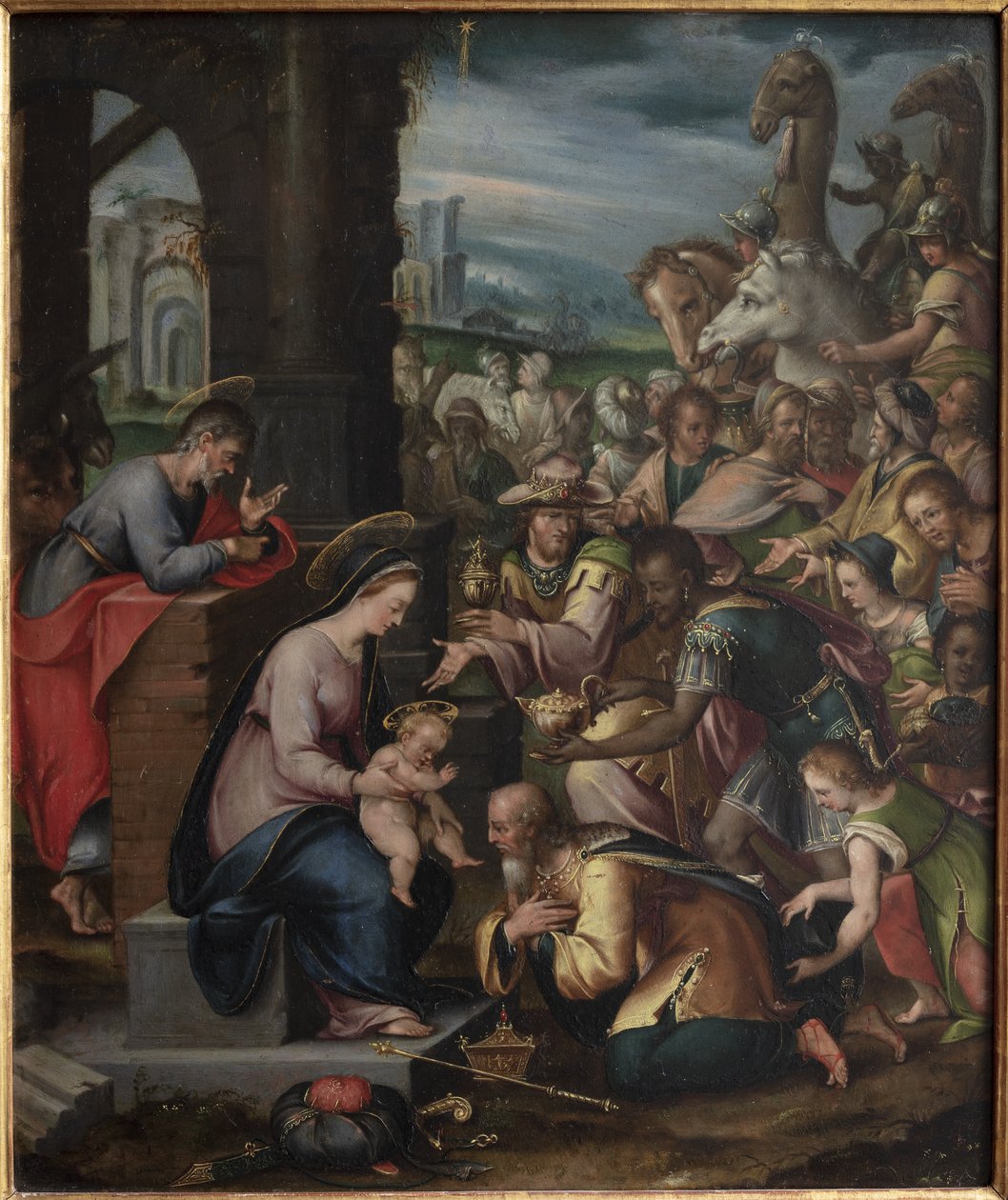 A mágusok imádása alkotó: Frans Francken d.Æ.