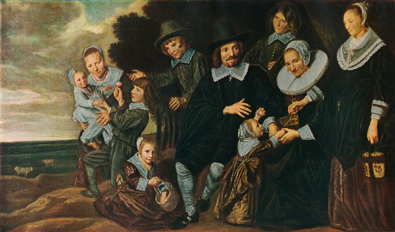 Családi csoport a tájban, 1647-50 alkotó: Frans Hals
