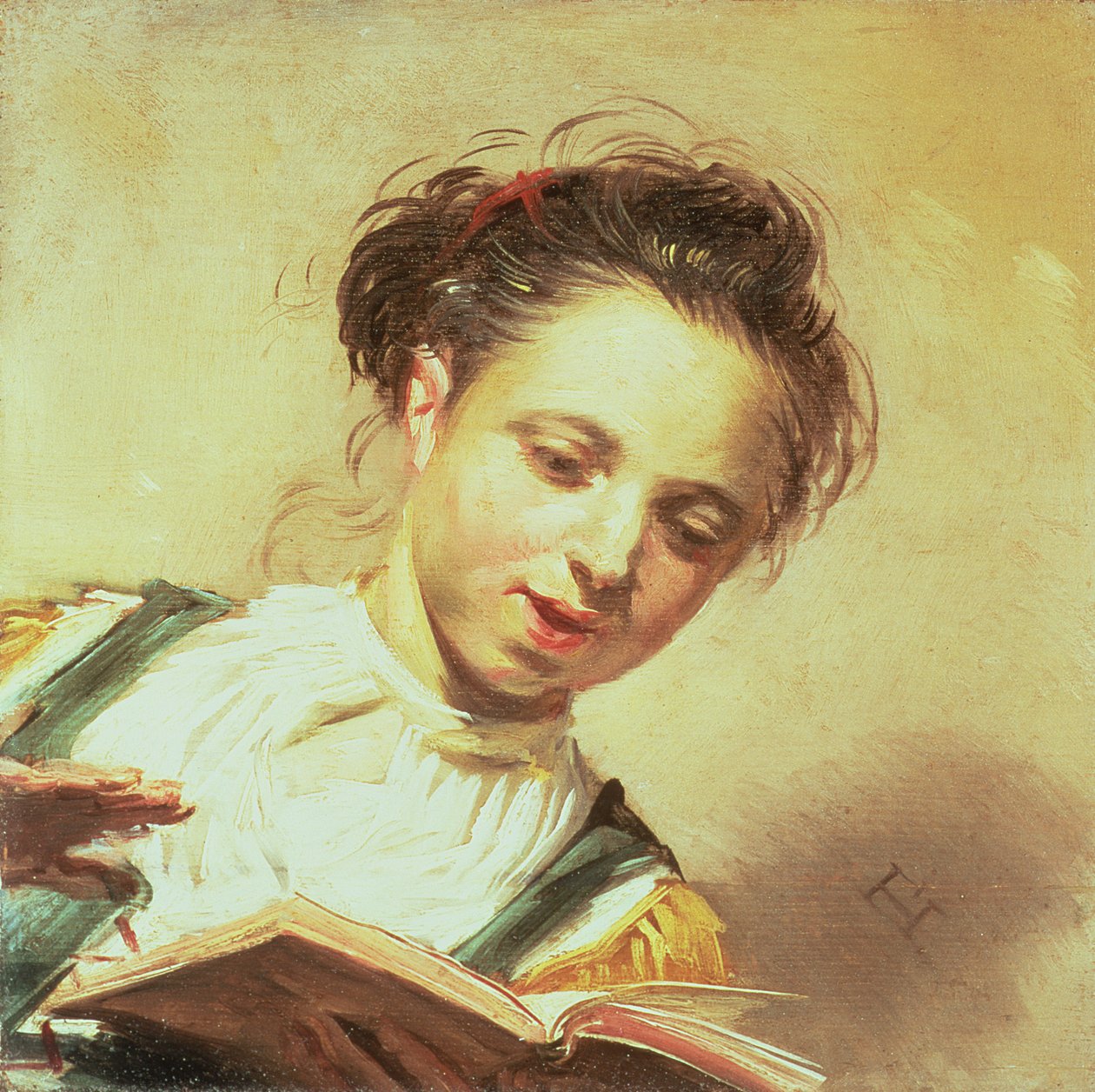 Egy lány énekel alkotó: Frans Hals