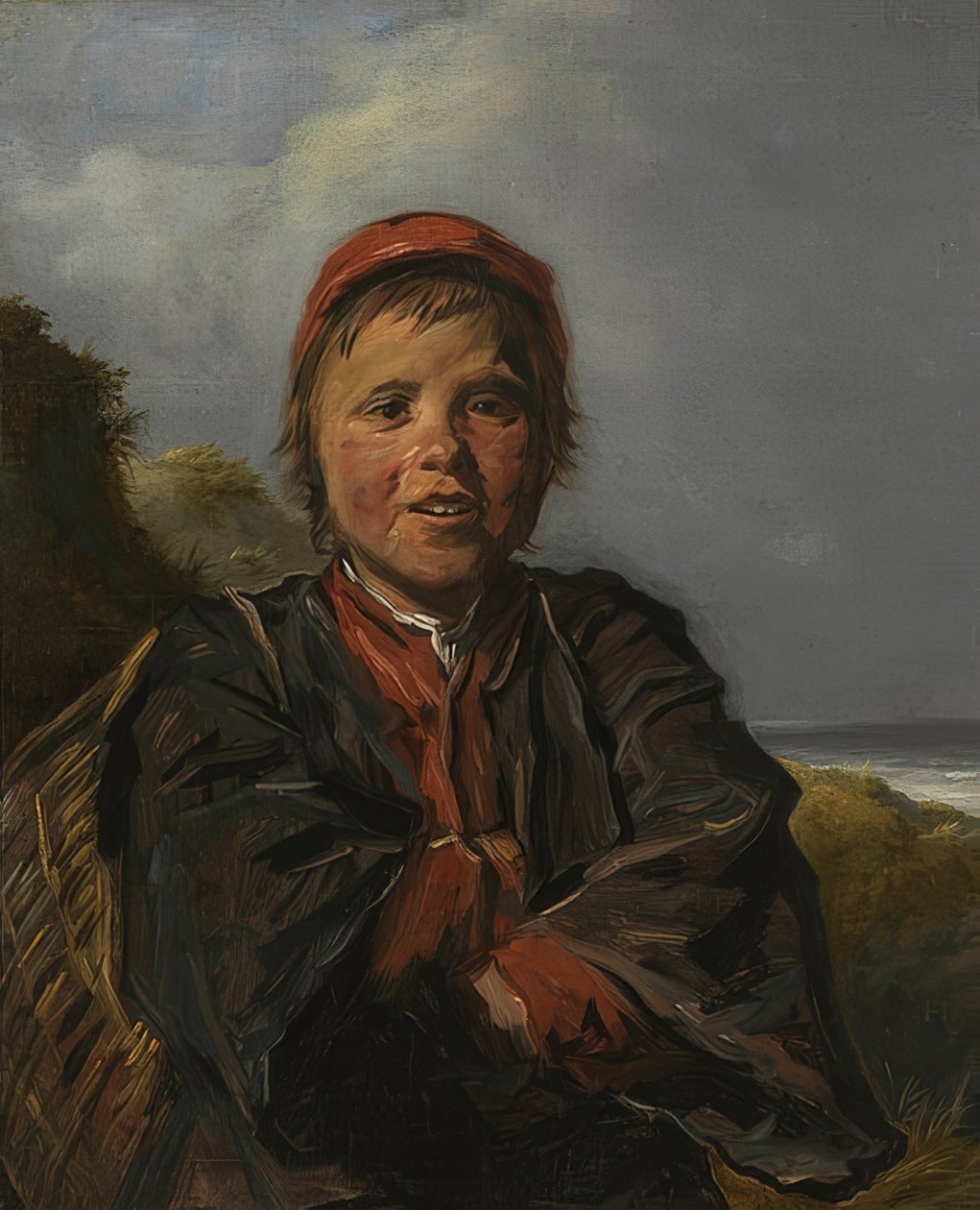A halászfiú. 1630-33 körül alkotó: Frans Hals