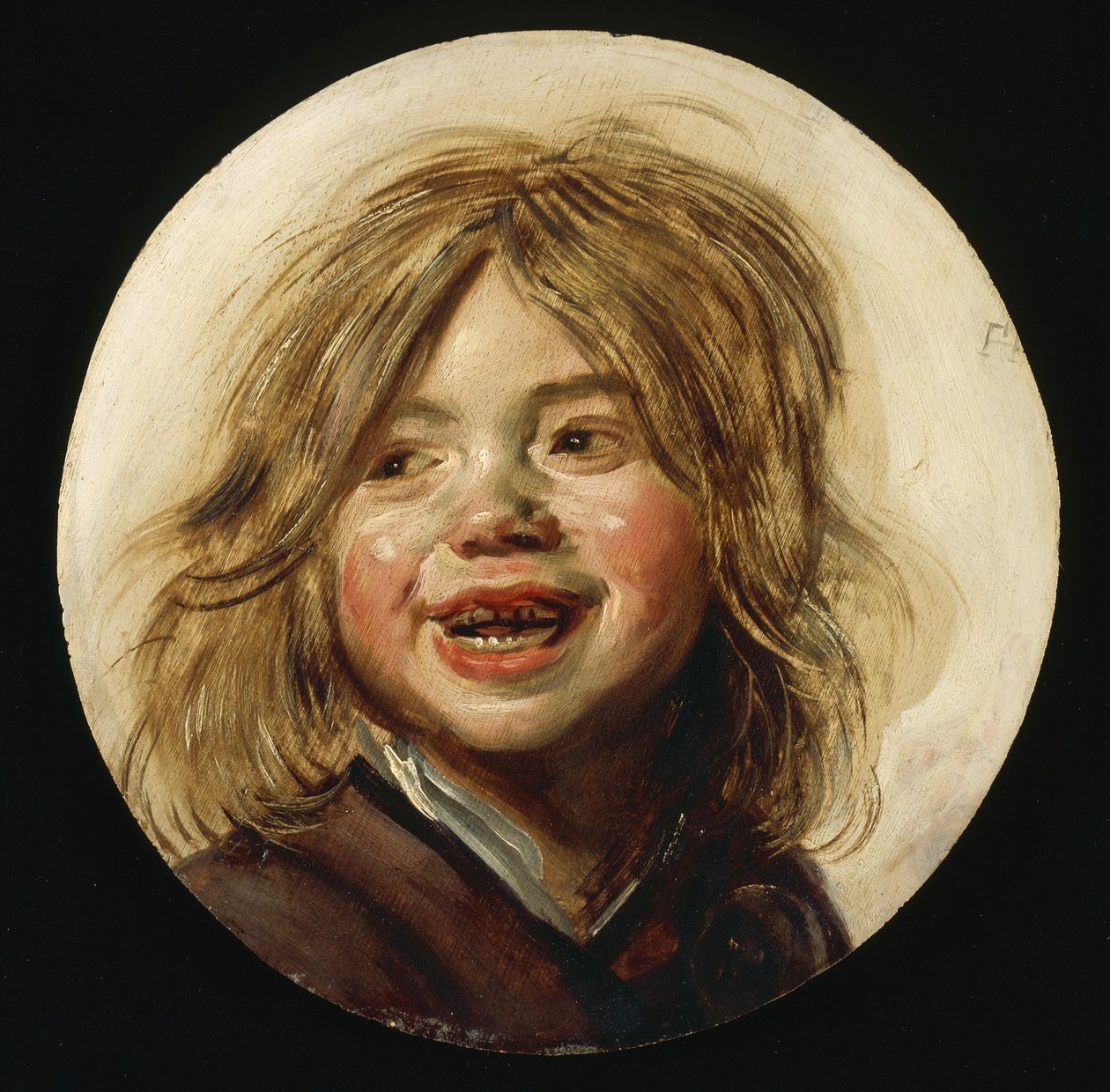 Nevető gyermek, 1620-1625 körül (olaj, fa) alkotó: Frans Hals