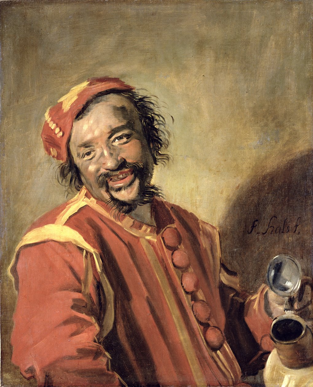 Peeckelhaering (The Jolly Reveller) alkotó: Frans Hals