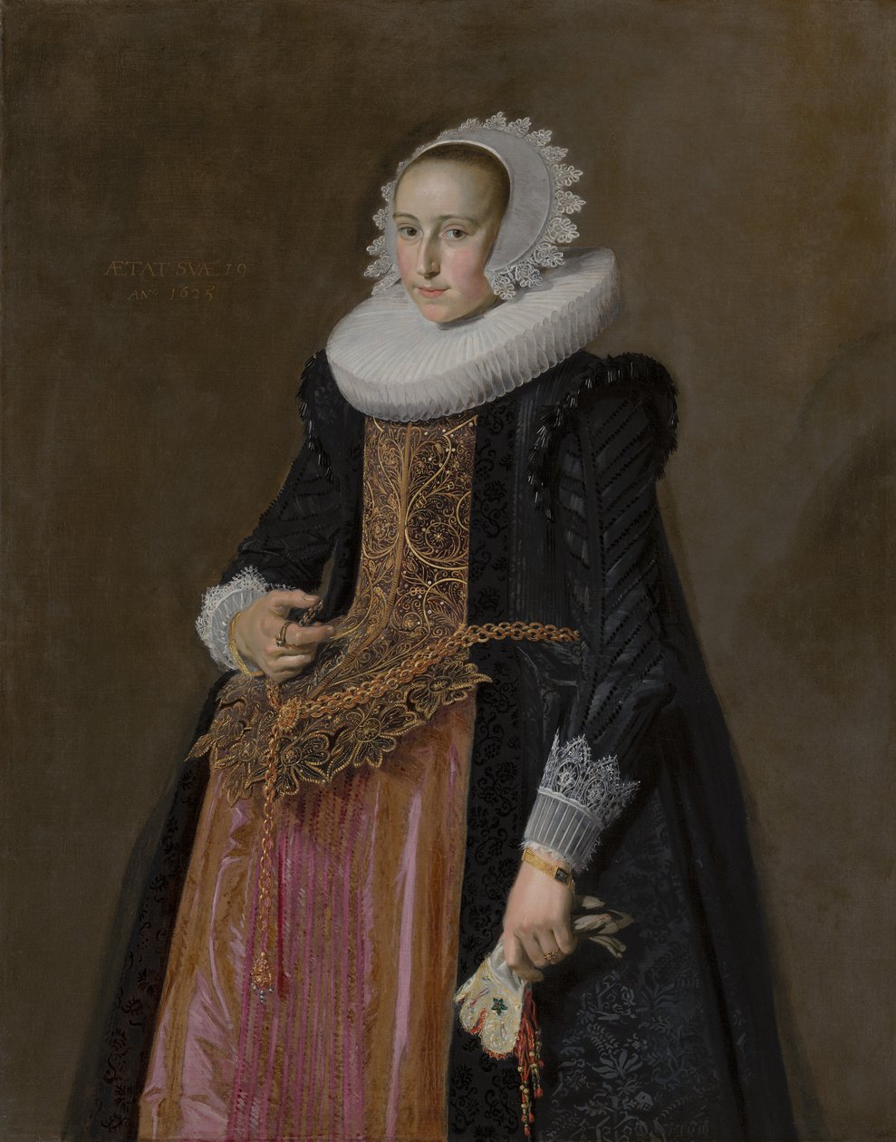 Aletta Hanemans portréja, 1625 alkotó: Frans Hals