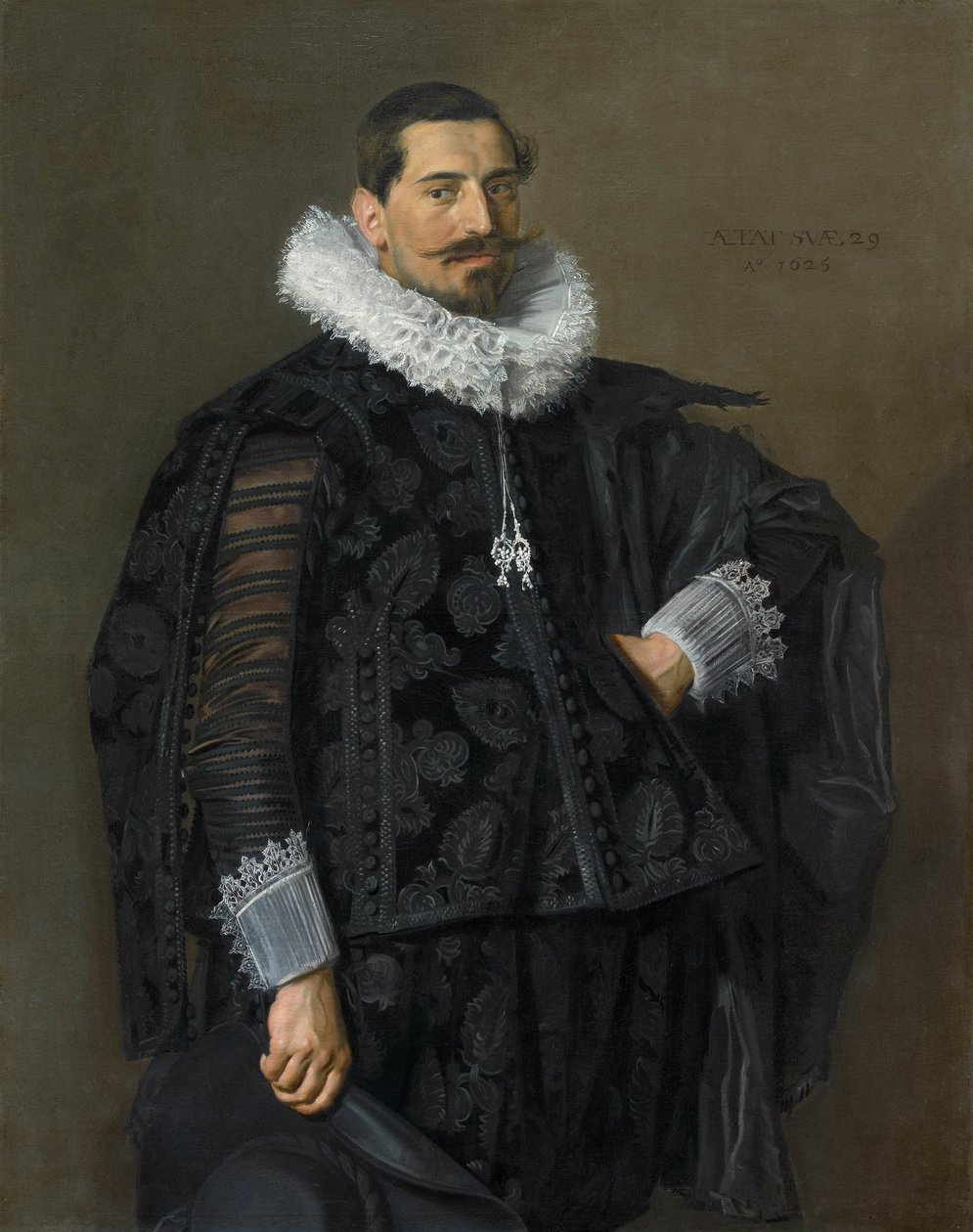 Jacob Olycan portréja (1596-1638) alkotó: Frans Hals